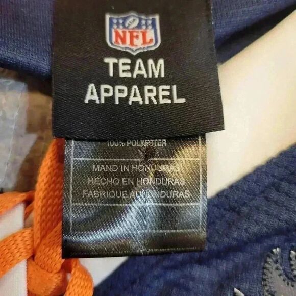 NFL Denver Broncos Eli Manning Women's Navy & Orange Jersey - Picture 9 of 9
